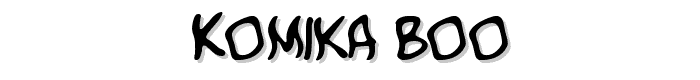 Komika Boo font